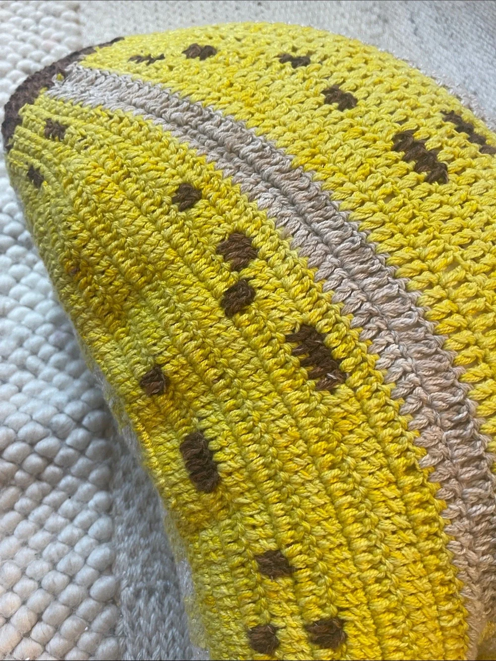 Woven Banana Pillow from Anthropologie.